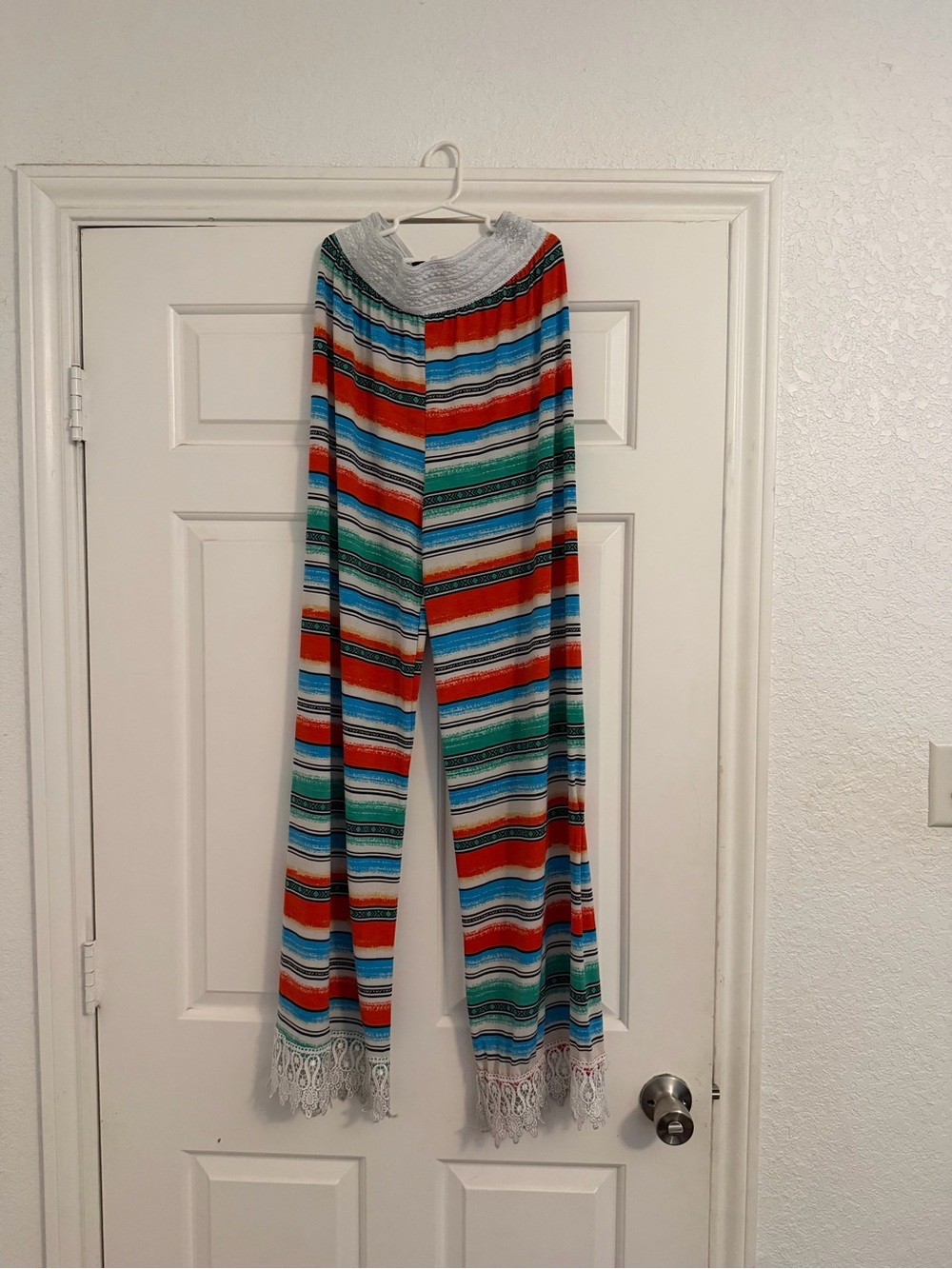 L&B Multicolor Striped Boho pants